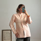 Pure silk pink shirt