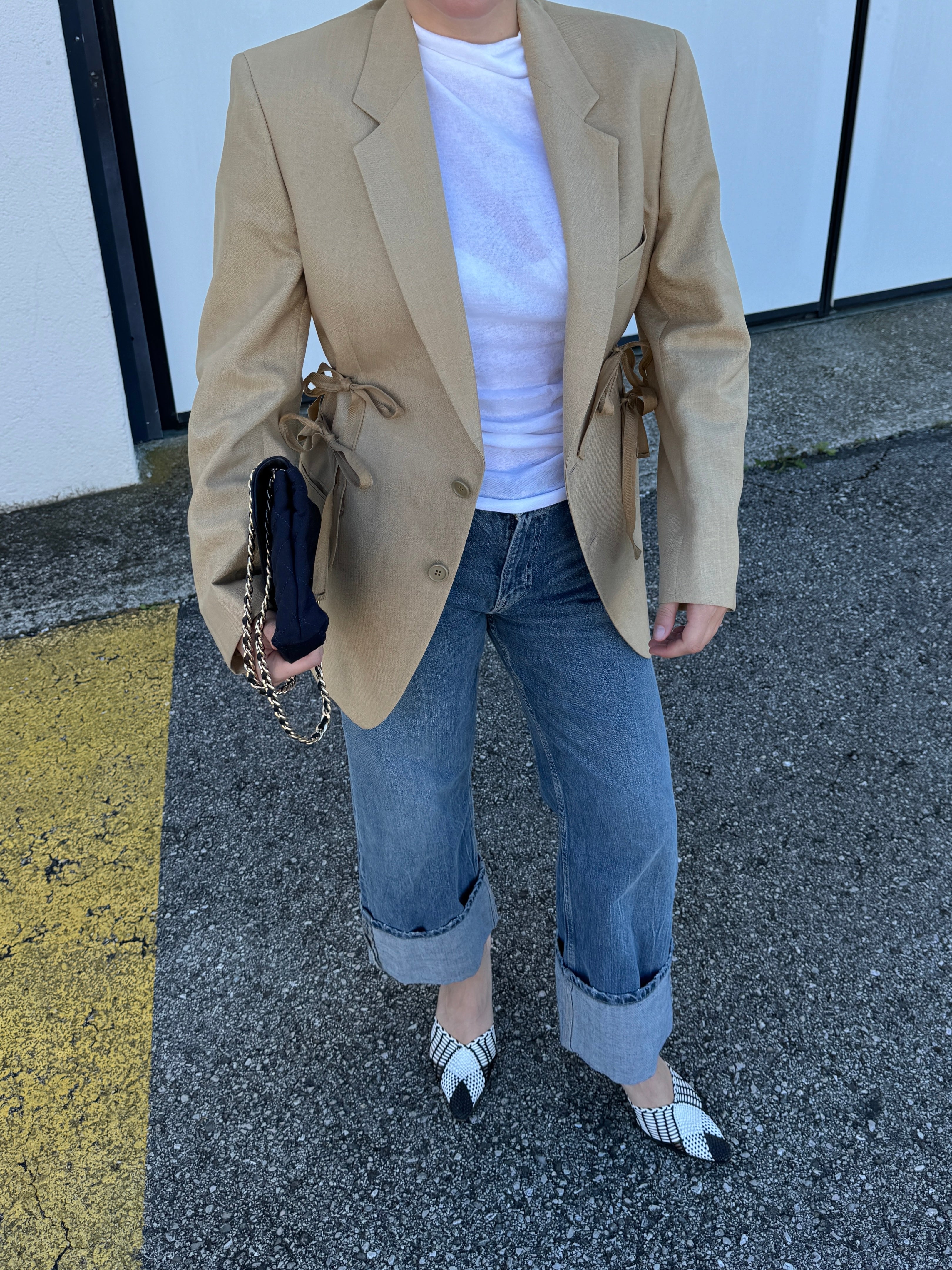 Brando beige wool and cotton