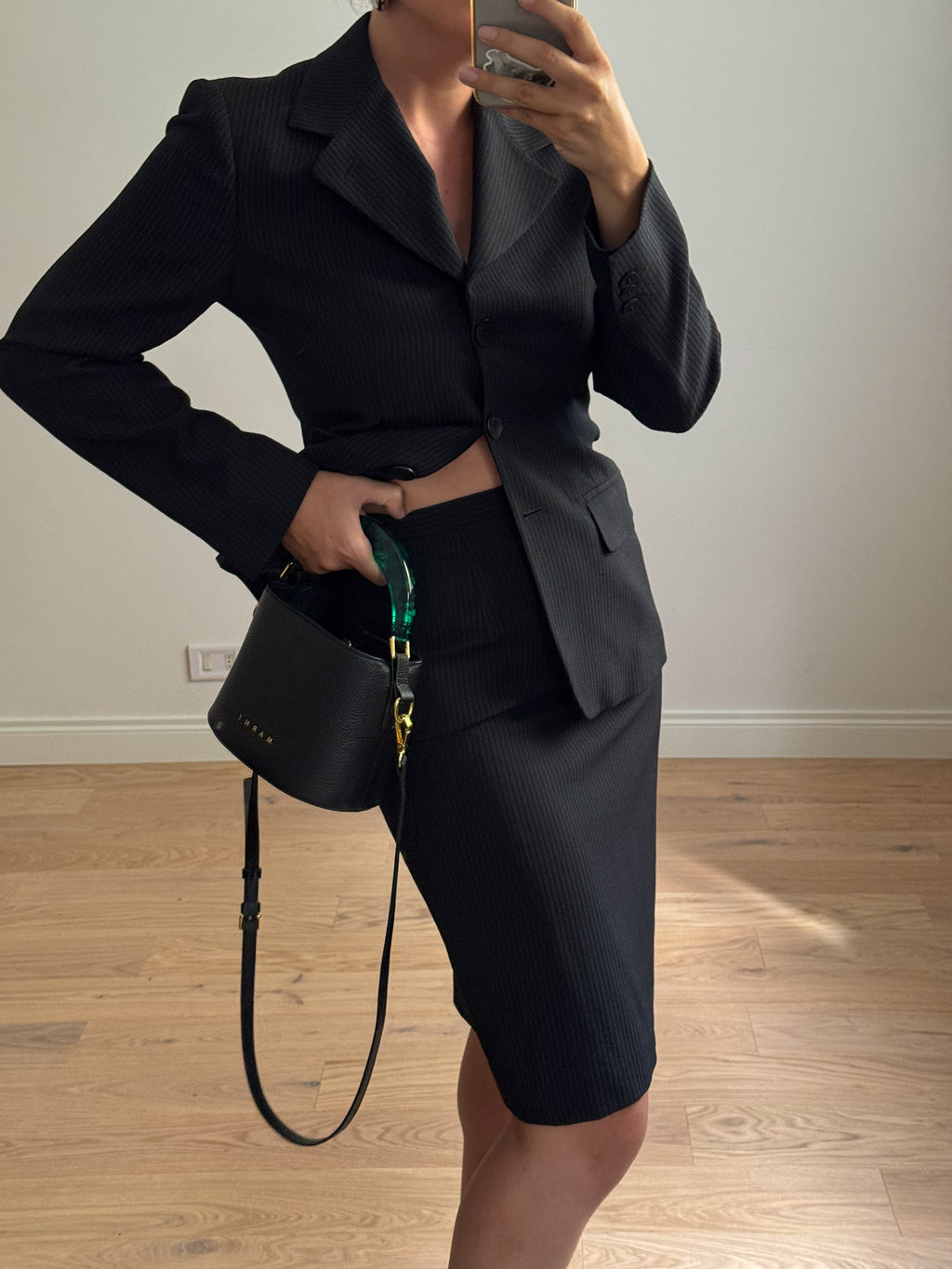 Max Mara pinstriped suit