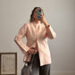 Pure silk pink shirt