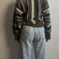 Pure wool striped pull