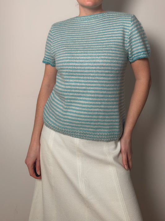 Pure wool handmade striped pull