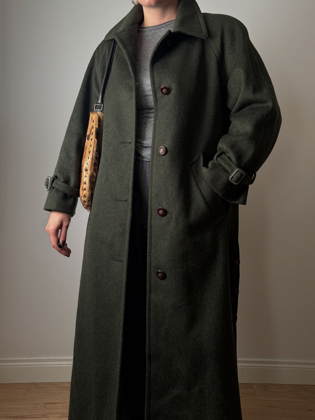Classic Loden green coat
