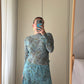 Pure silk floral co-ord