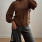 Pure silk brown blouse