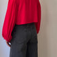 Viscose strawberry blouse