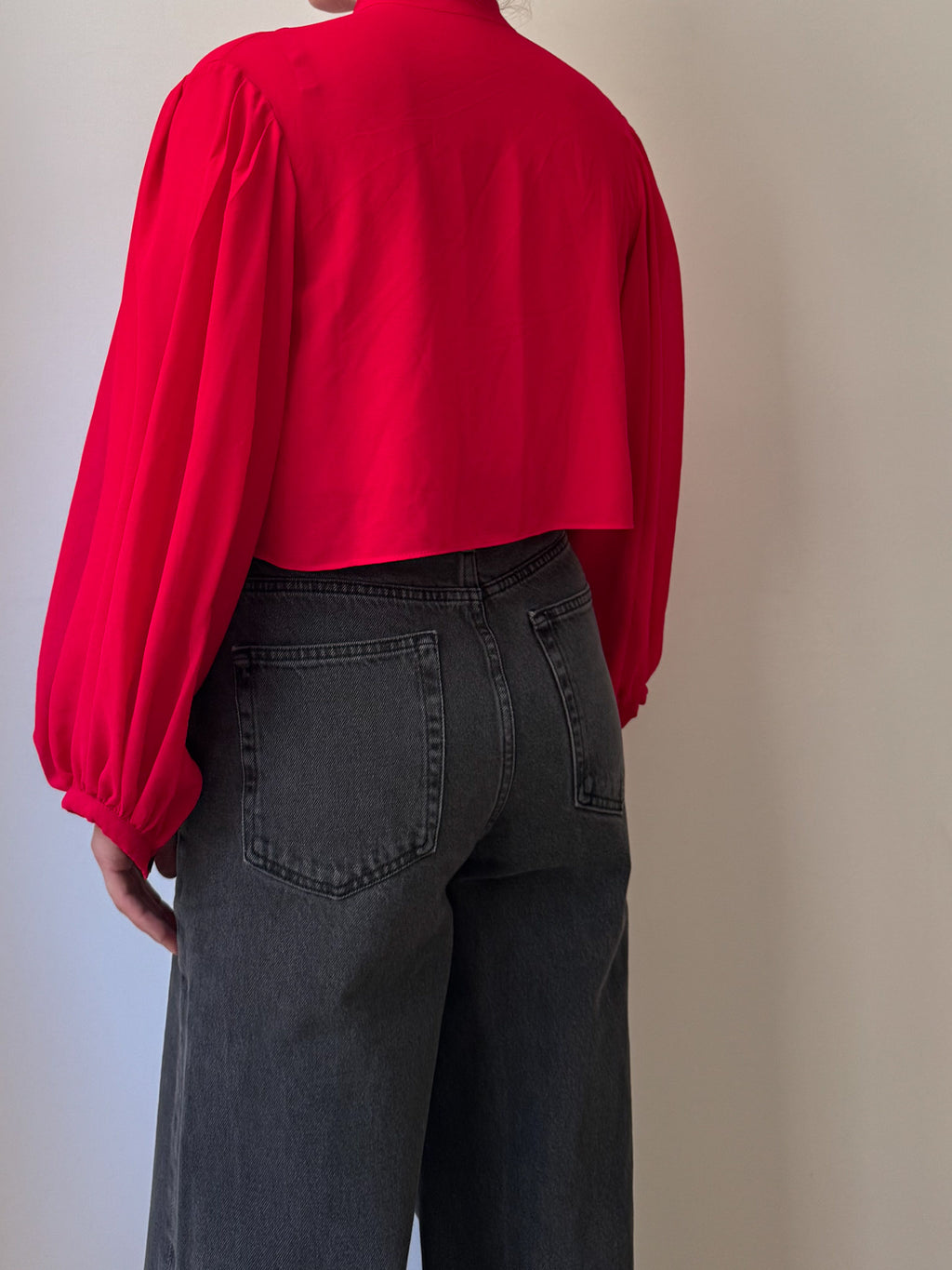 Viscose strawberry blouse