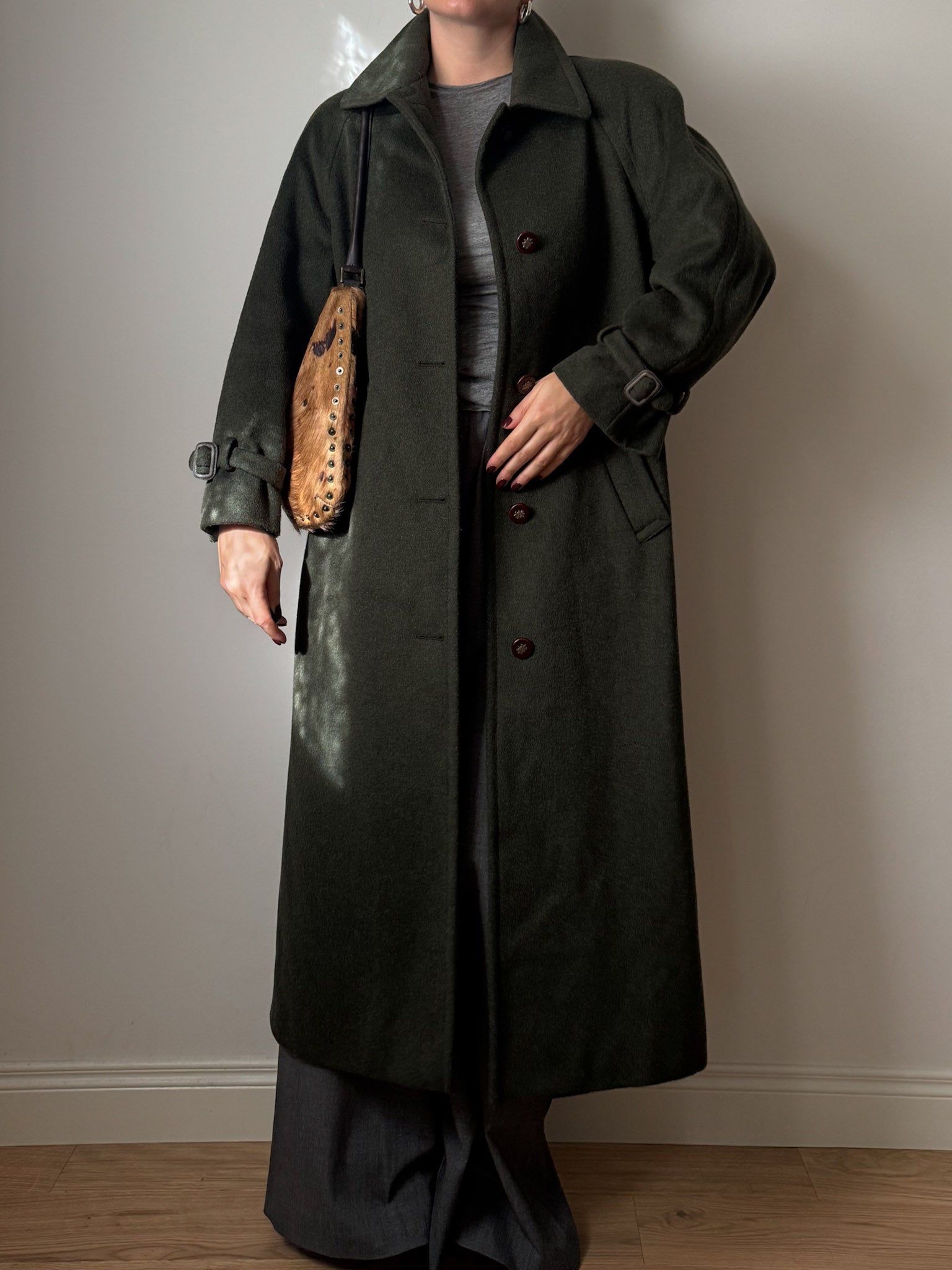 Classic Loden green coat