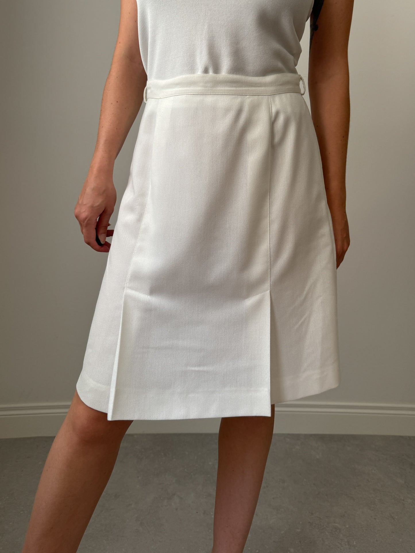 Made in Italy white skirt