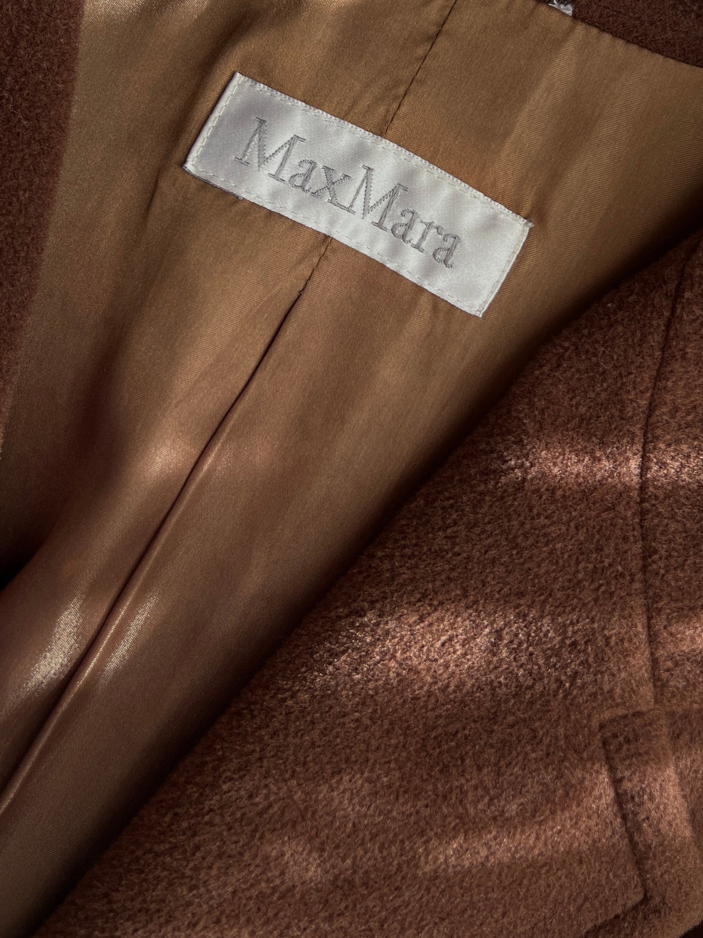 Max Mara 101801 brown icon coat