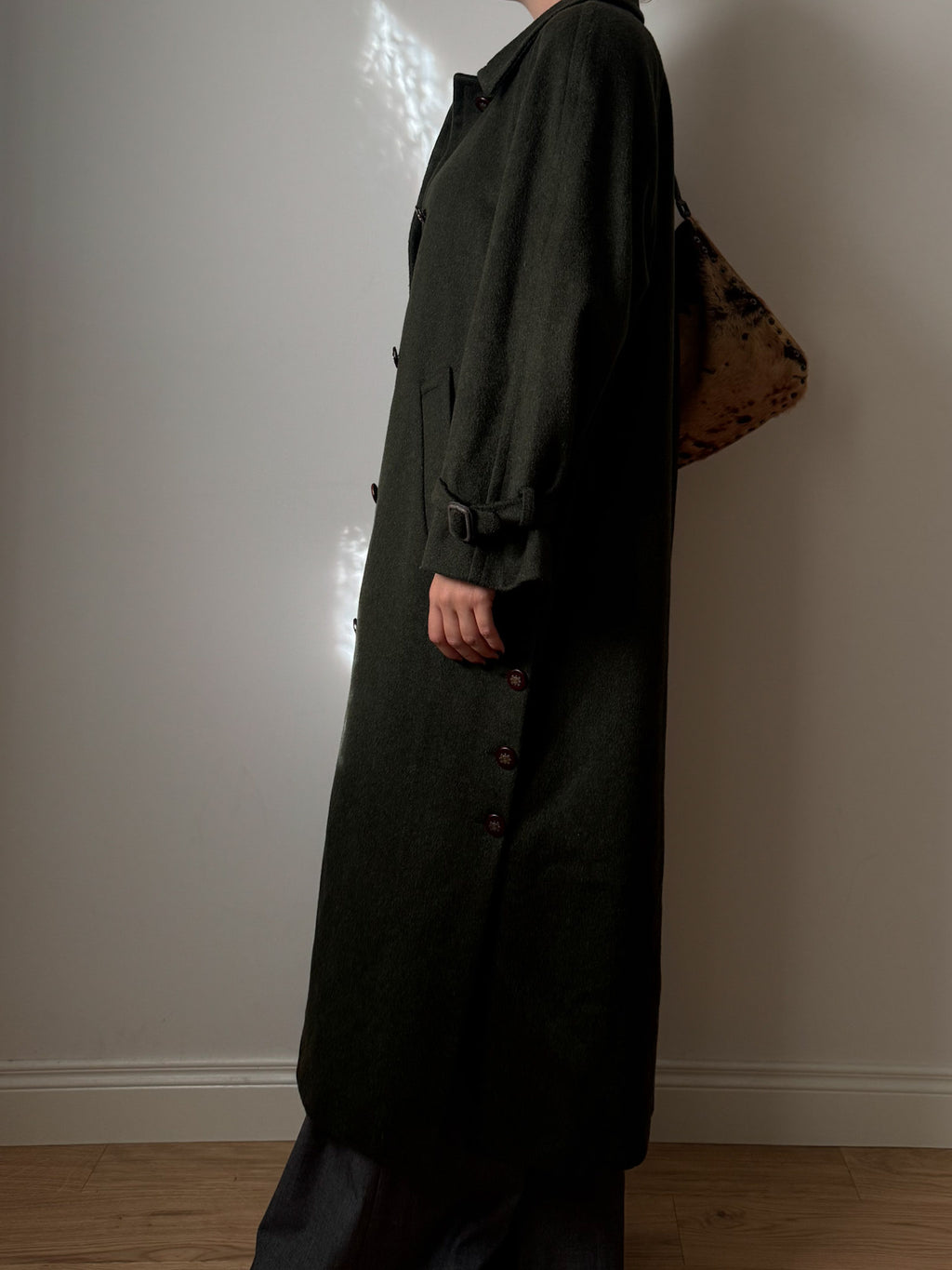 Classic Loden green coat