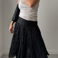 Pure cotton black skirt