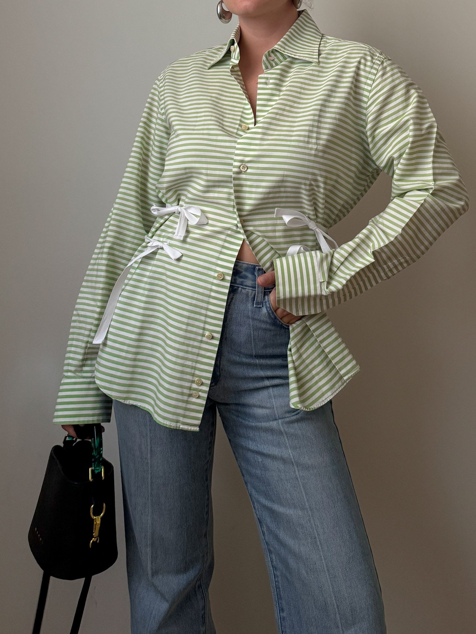 Isotta cotton striped shirt