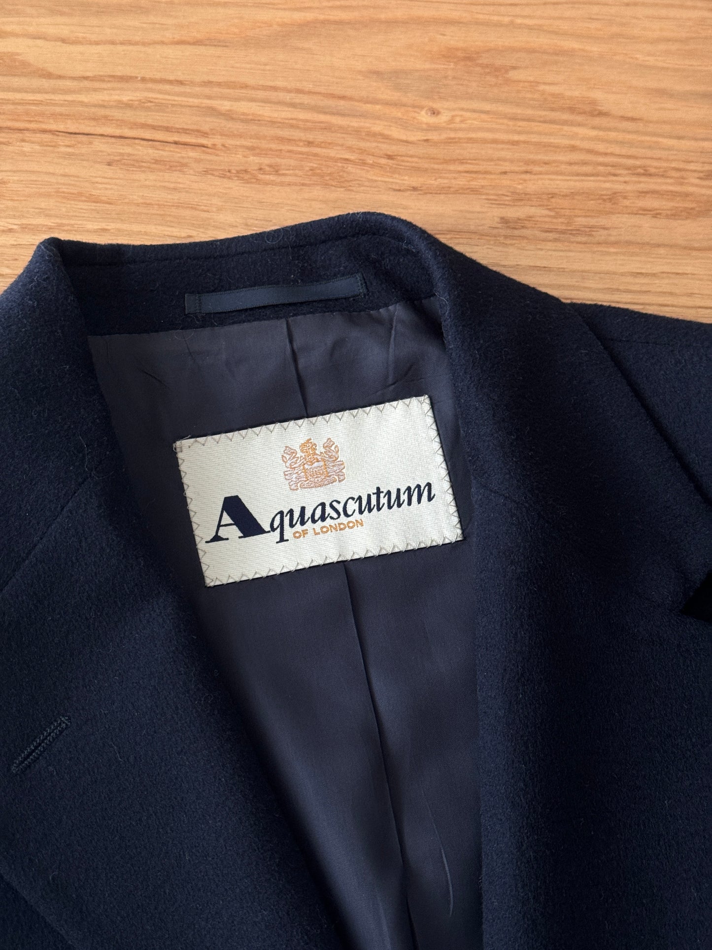 Aquascutum/Loro Piana blue blazer