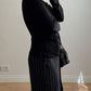 Viscose black cardigan