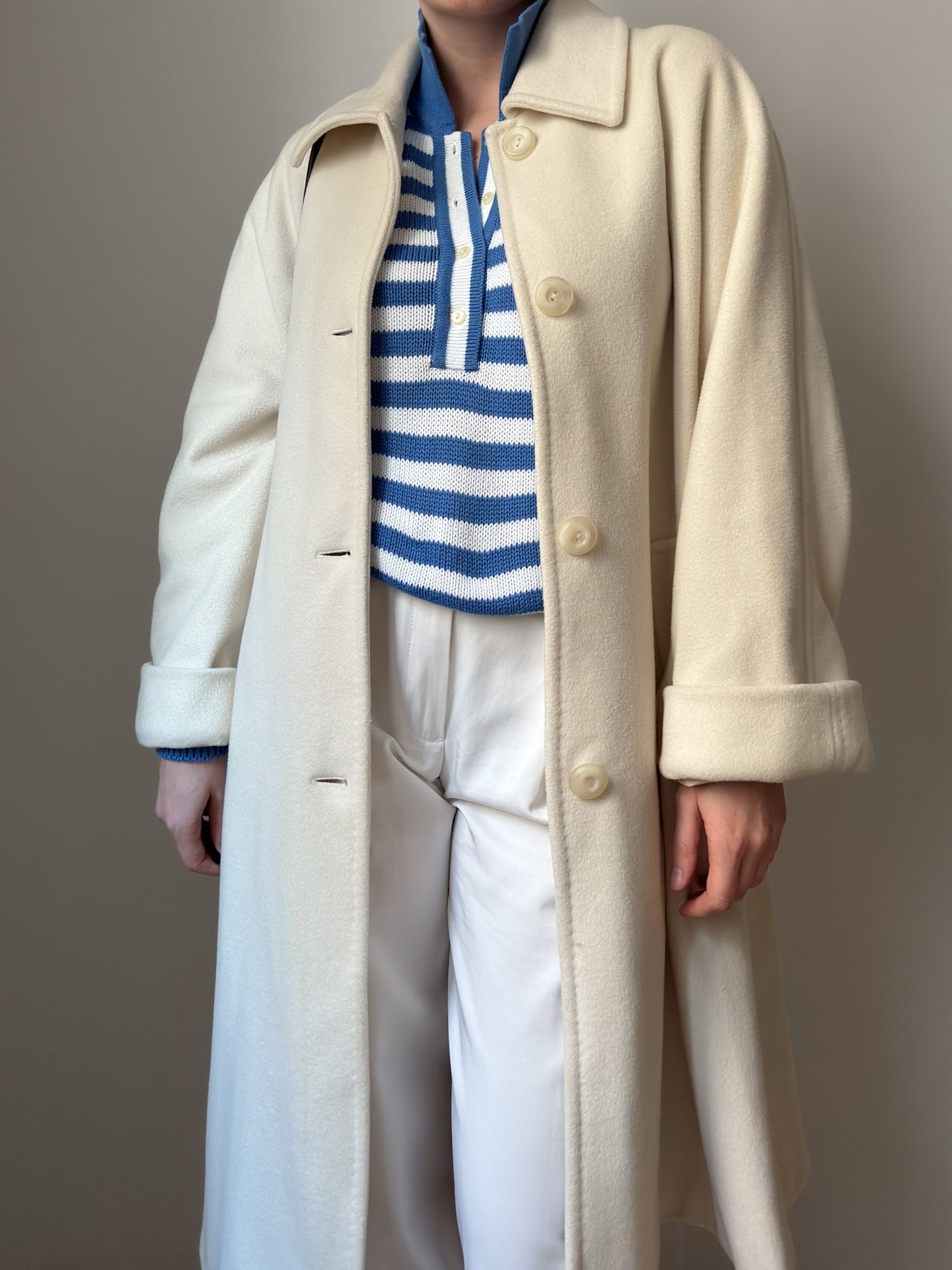 Luisa Spagnoli ivory coat