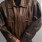 Genuine leather biker jacket