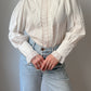 Pure cotton romantic blouse