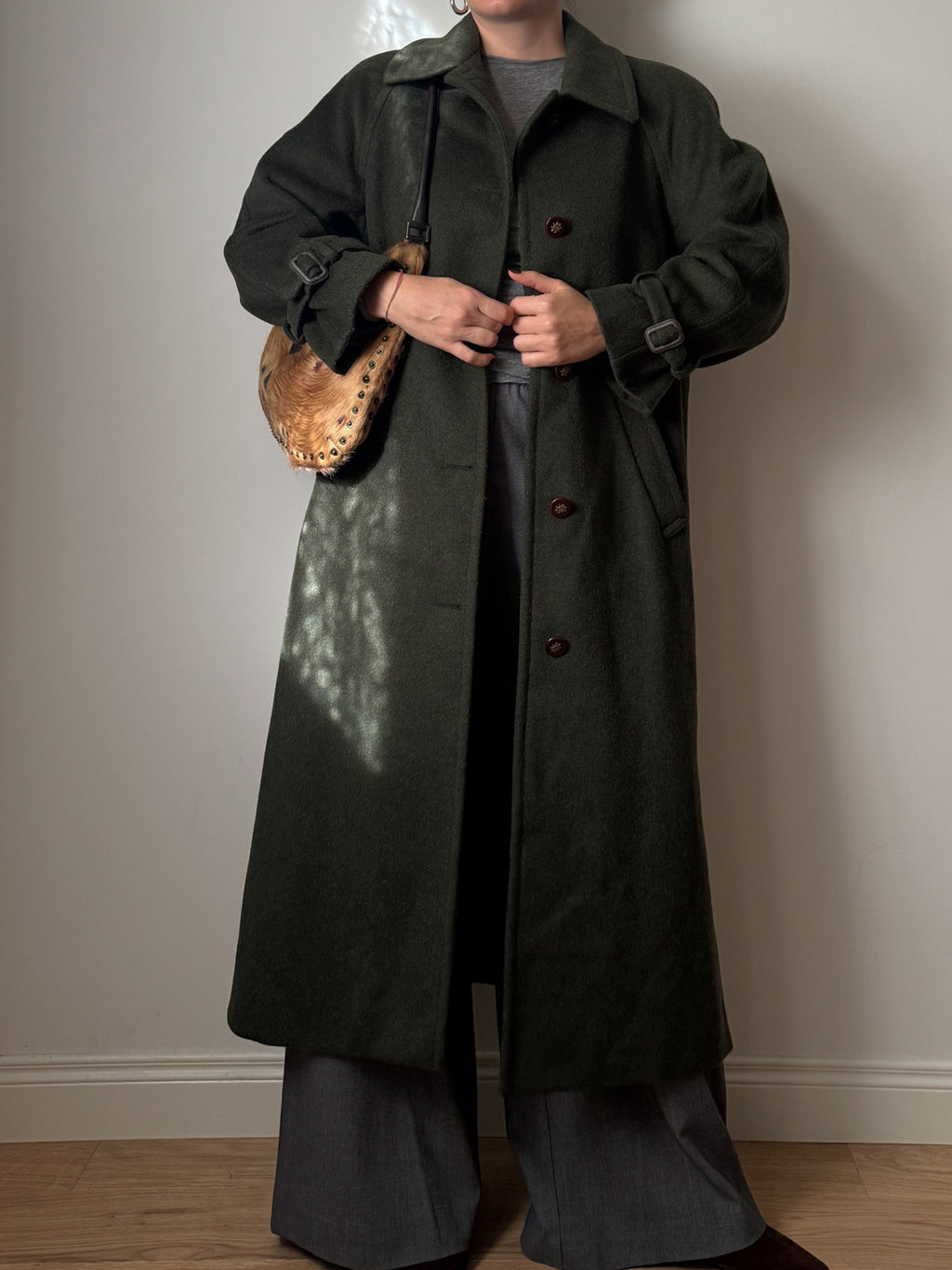 Classic Loden green coat