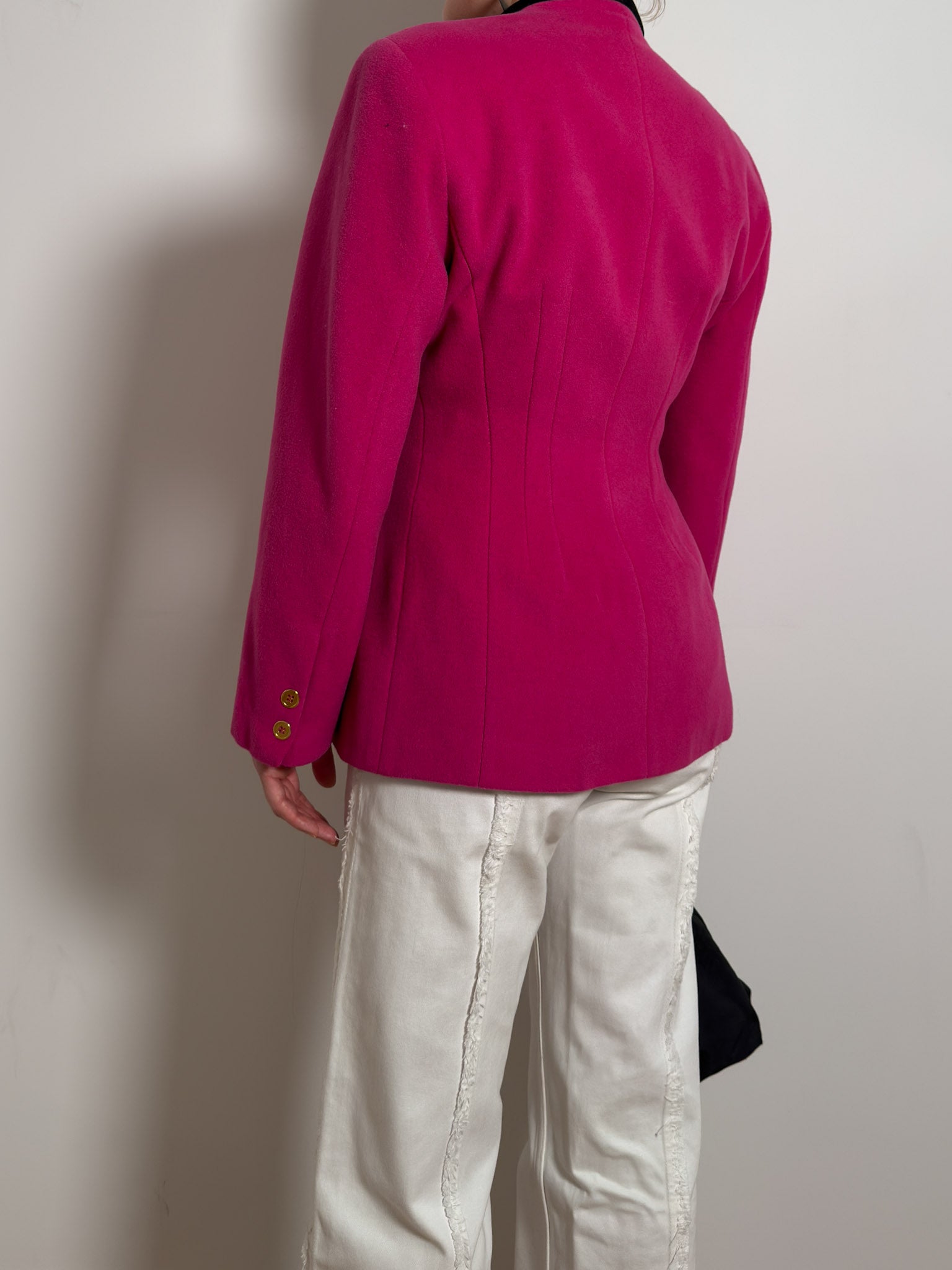 Pure wool cyclamen blazer