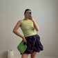 Bubble purple skirt