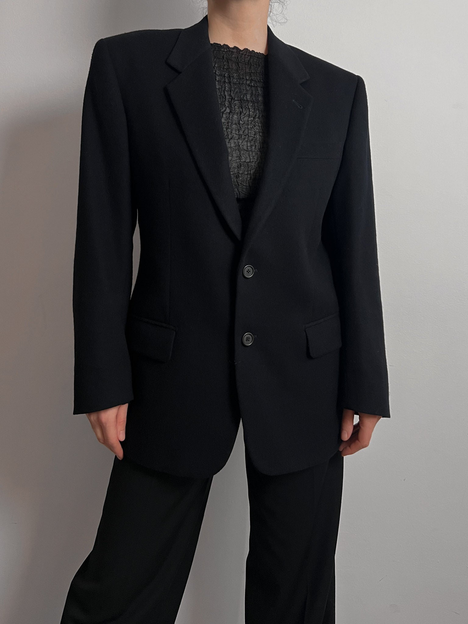 Mario Zegna/Furstenberg wool and cashmere blazer