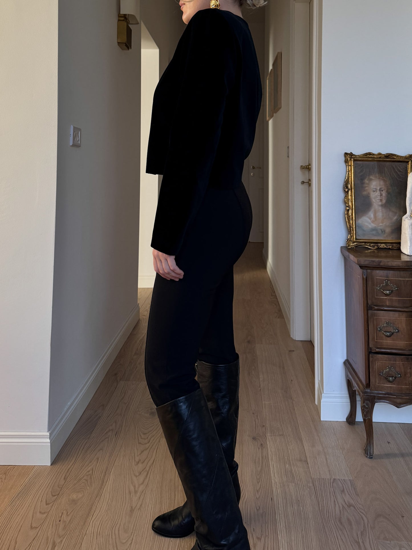 Velvet black jacket