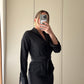 Black kimono blouse