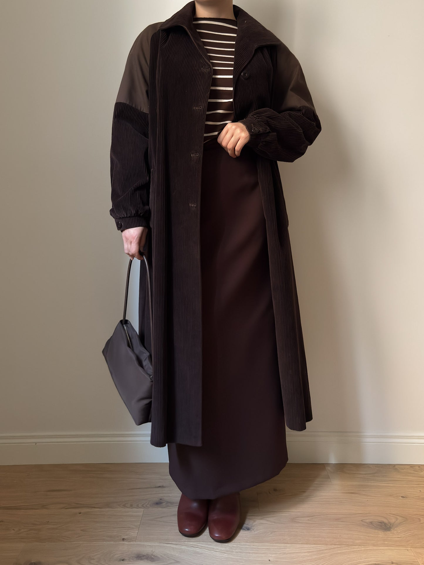 Velvet chocolate coat