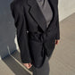 Brando check athracite wool (Marzotto)