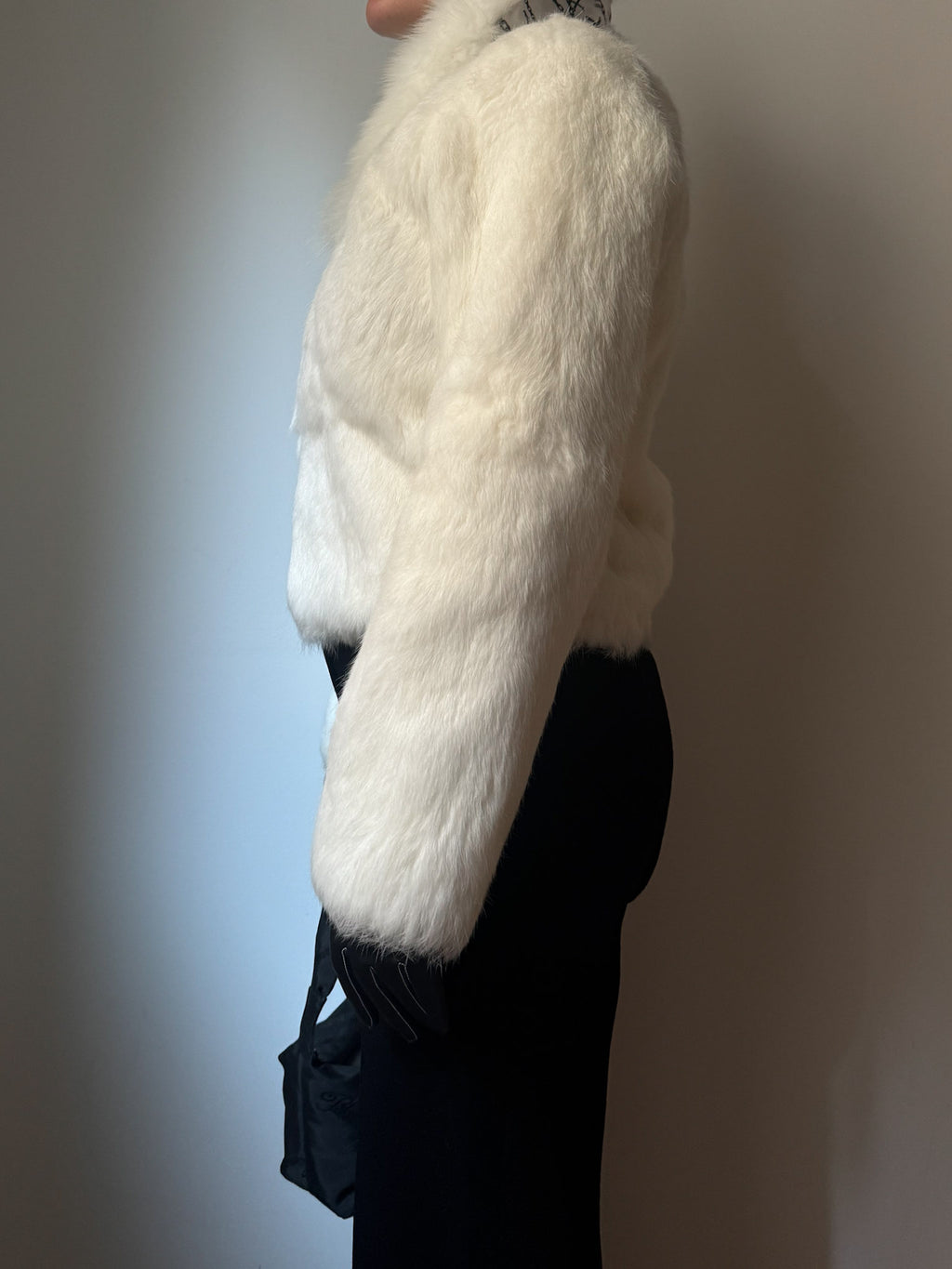White real fur