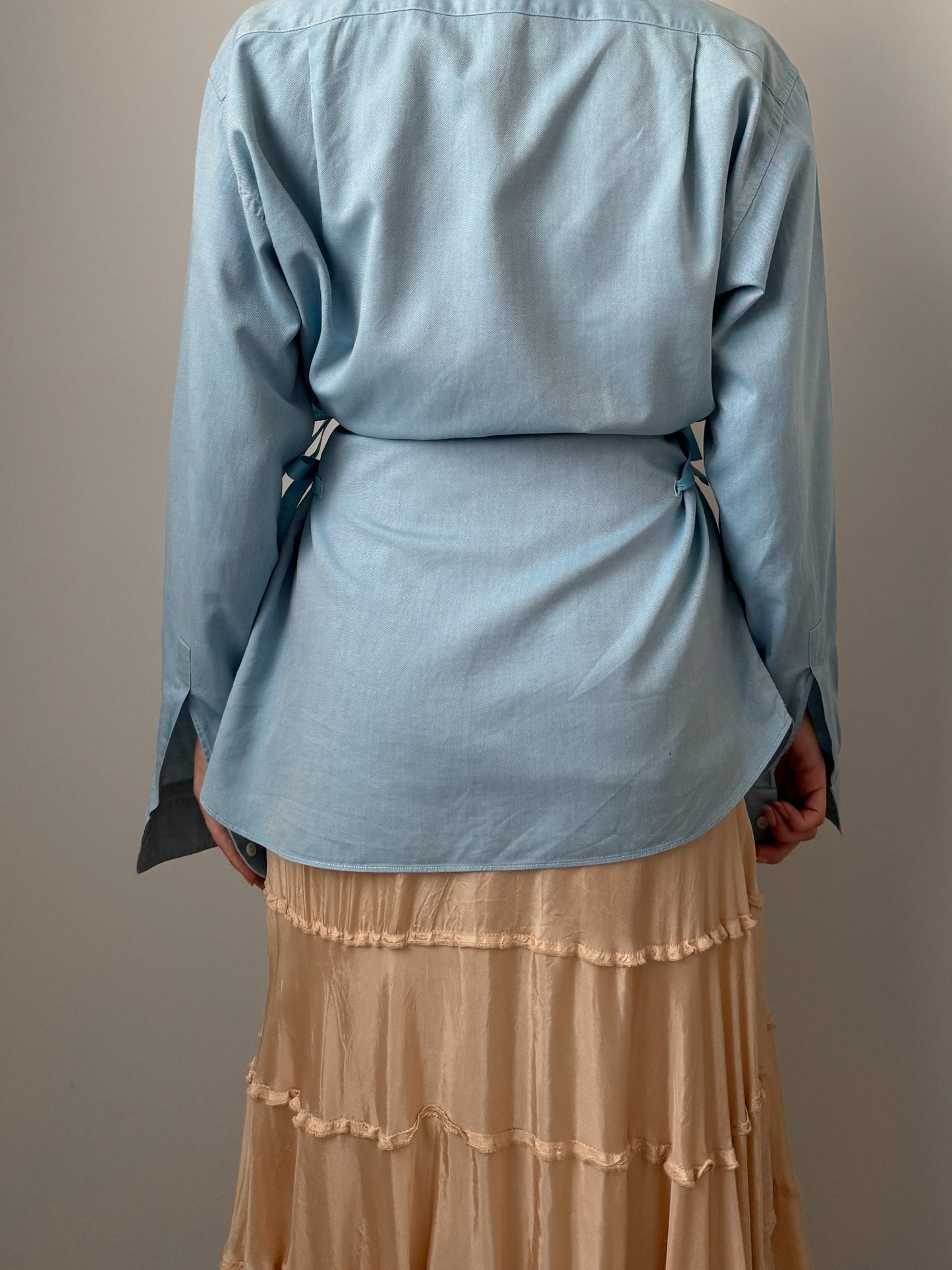 Isotta turquoise cotton (Carrel shirt)