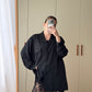 The black maxi shirt