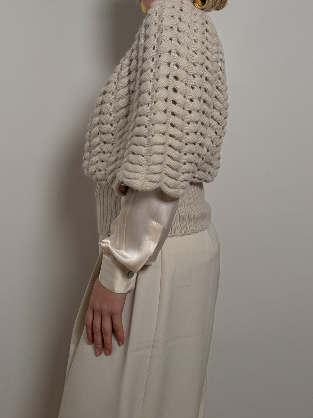 Pure wool sand pull