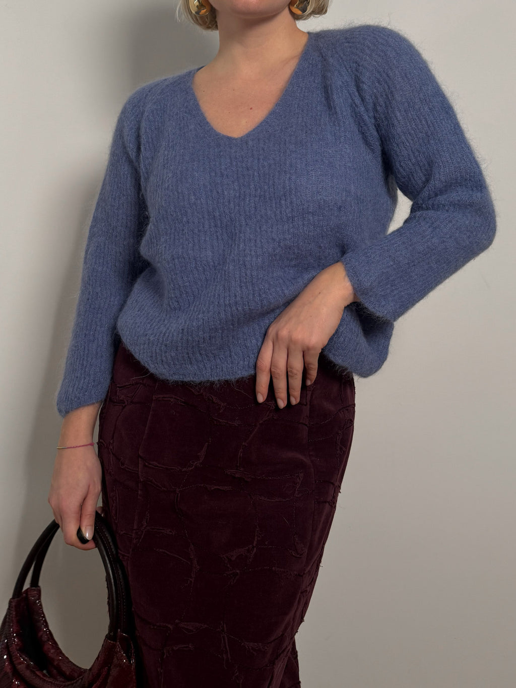 Max Mara mohair and alpaca pull