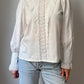 Pure cotton romantic blouse