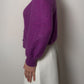 Super kid mohair violet cardigan