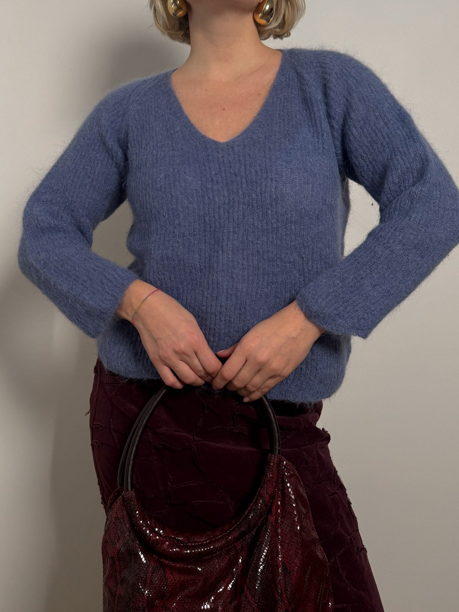 Max Mara mohair and alpaca pull