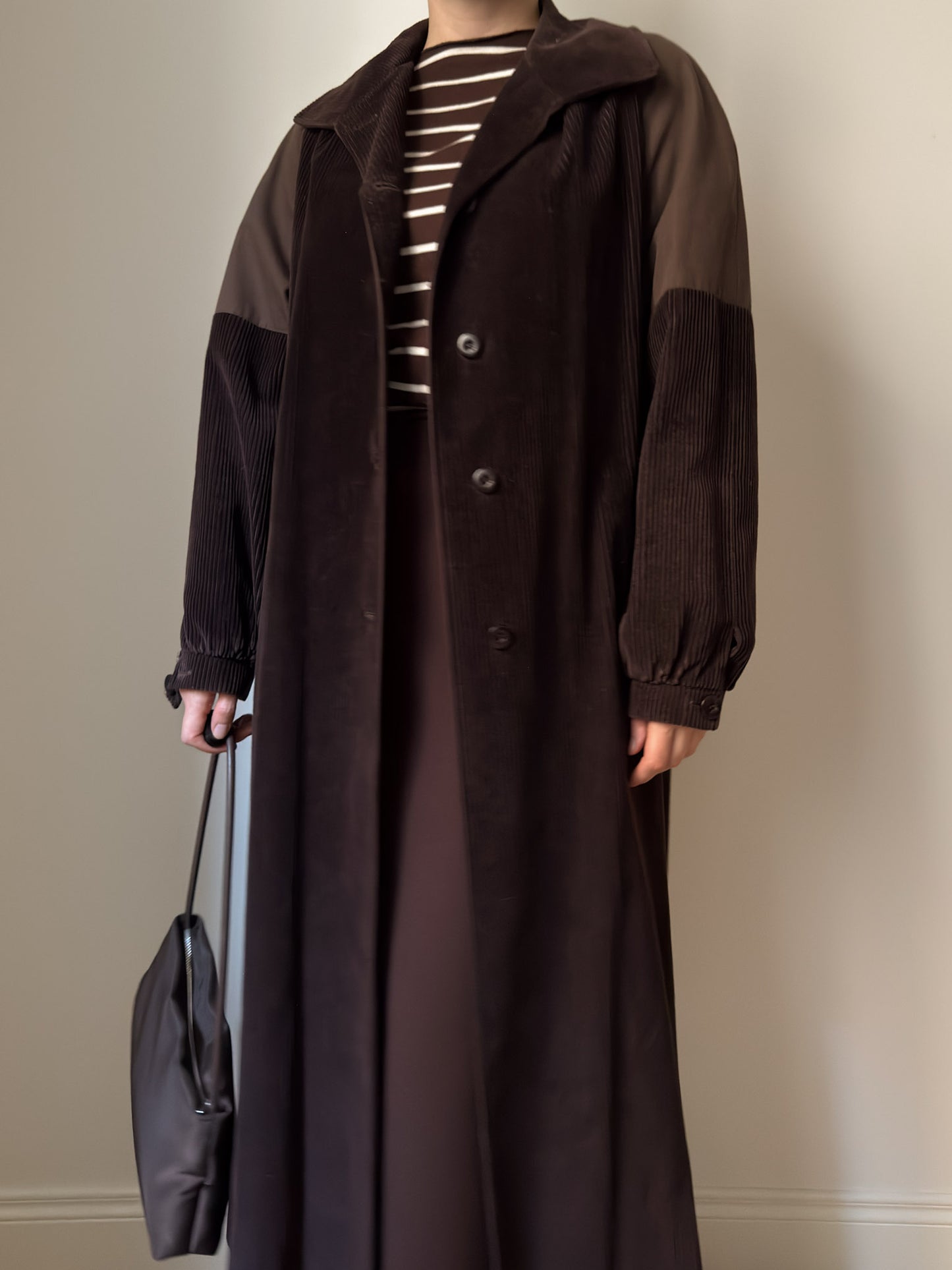Velvet chocolate coat