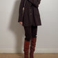 Pure wool chocolate blazer
