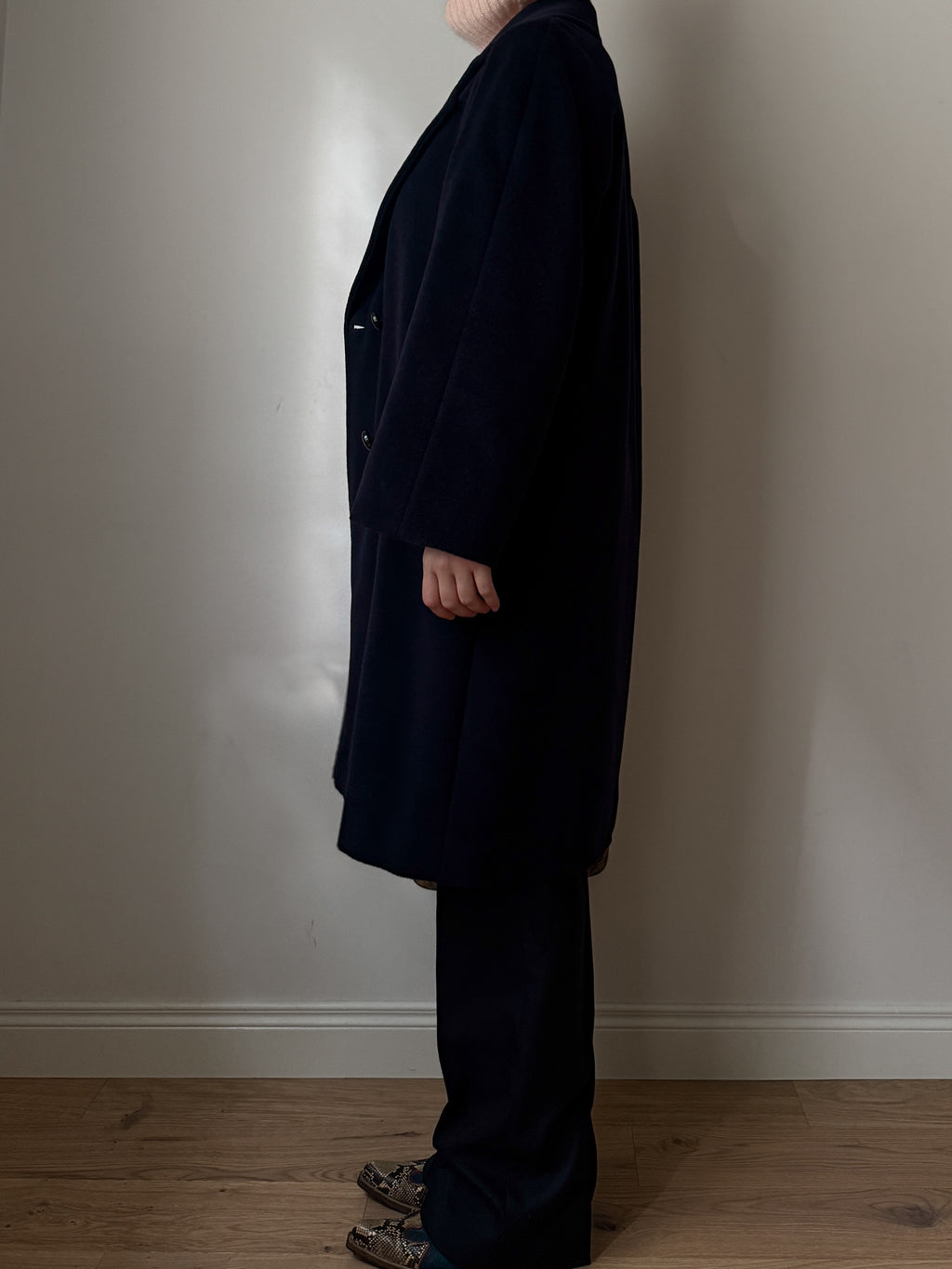Piacenza virgin wool blue coat