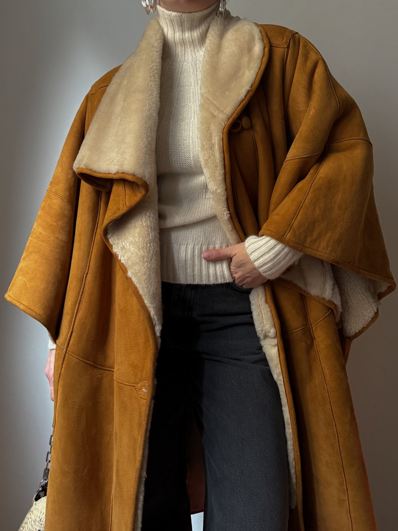 Original Shearling cloak
