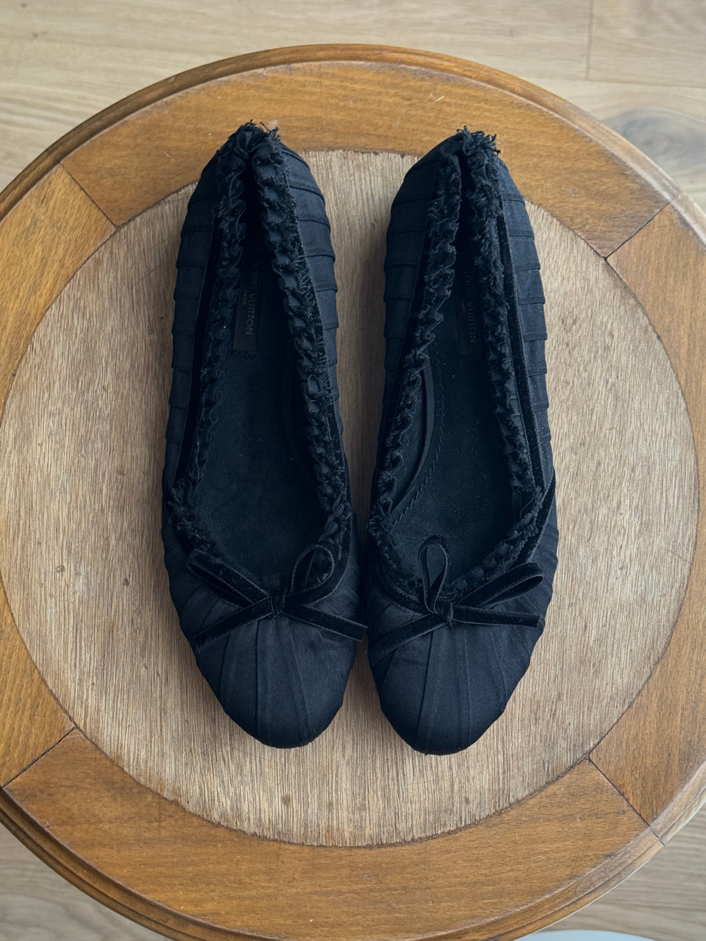 Louis Vuitton silky ballerinas