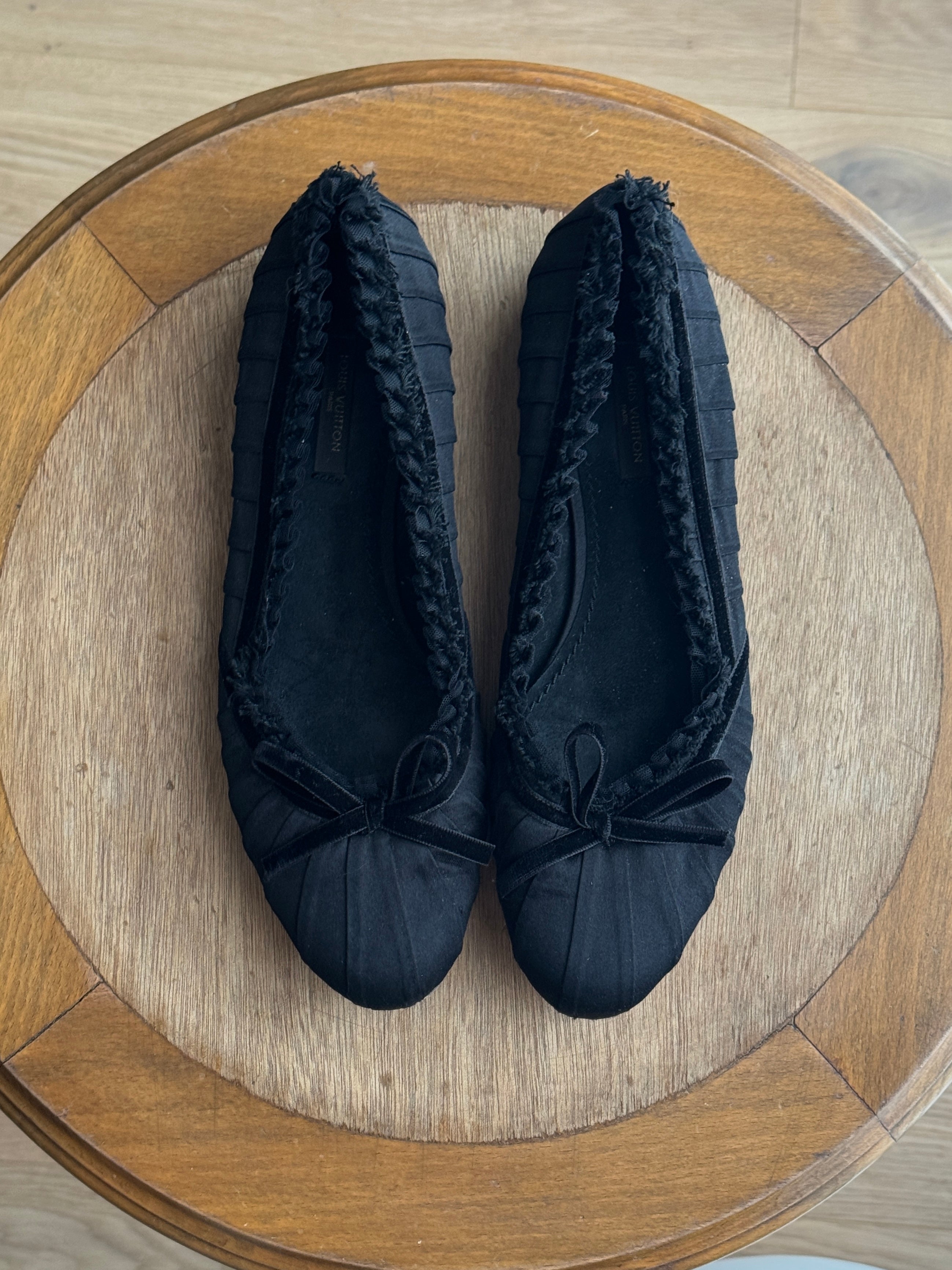 Louis Vuitton silky ballerinas