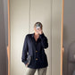 Pure viscose blue cardigan