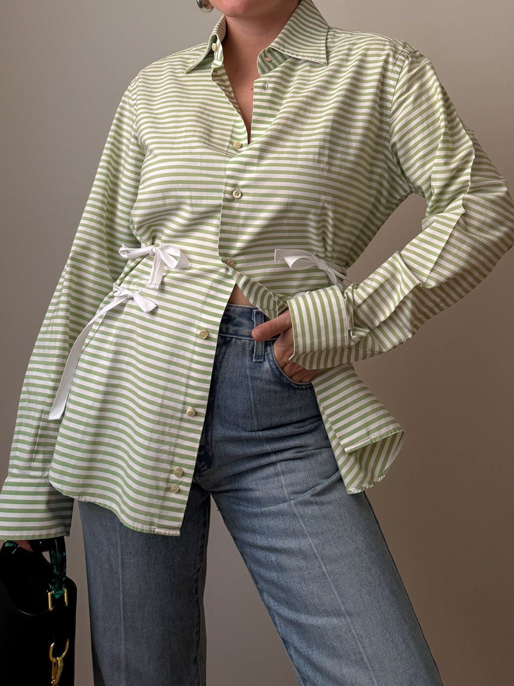 Isotta cotton striped shirt