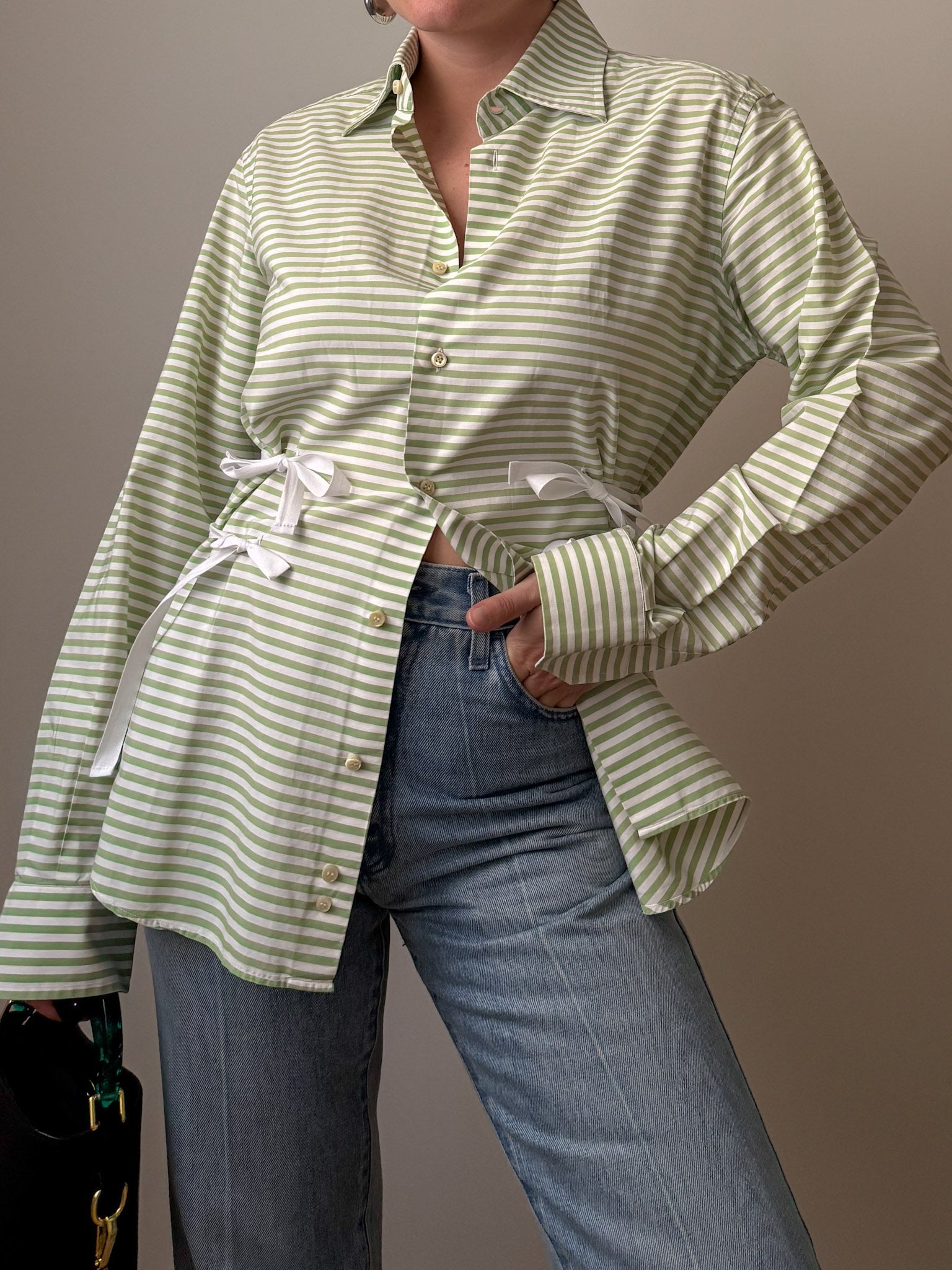 Isotta cotton striped shirt