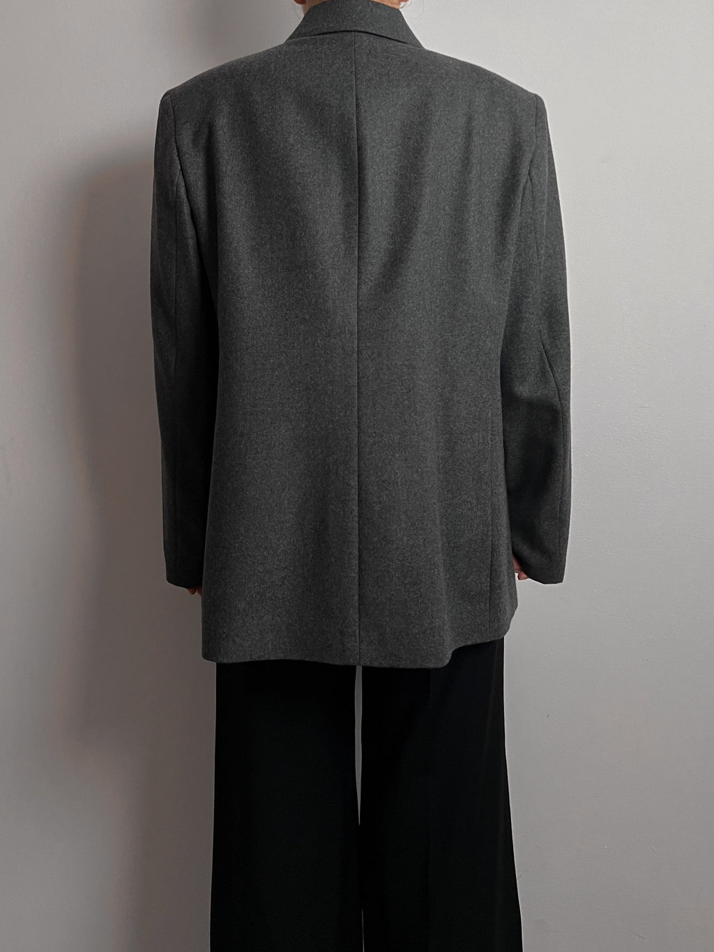 Pure virgin wool grey blazer