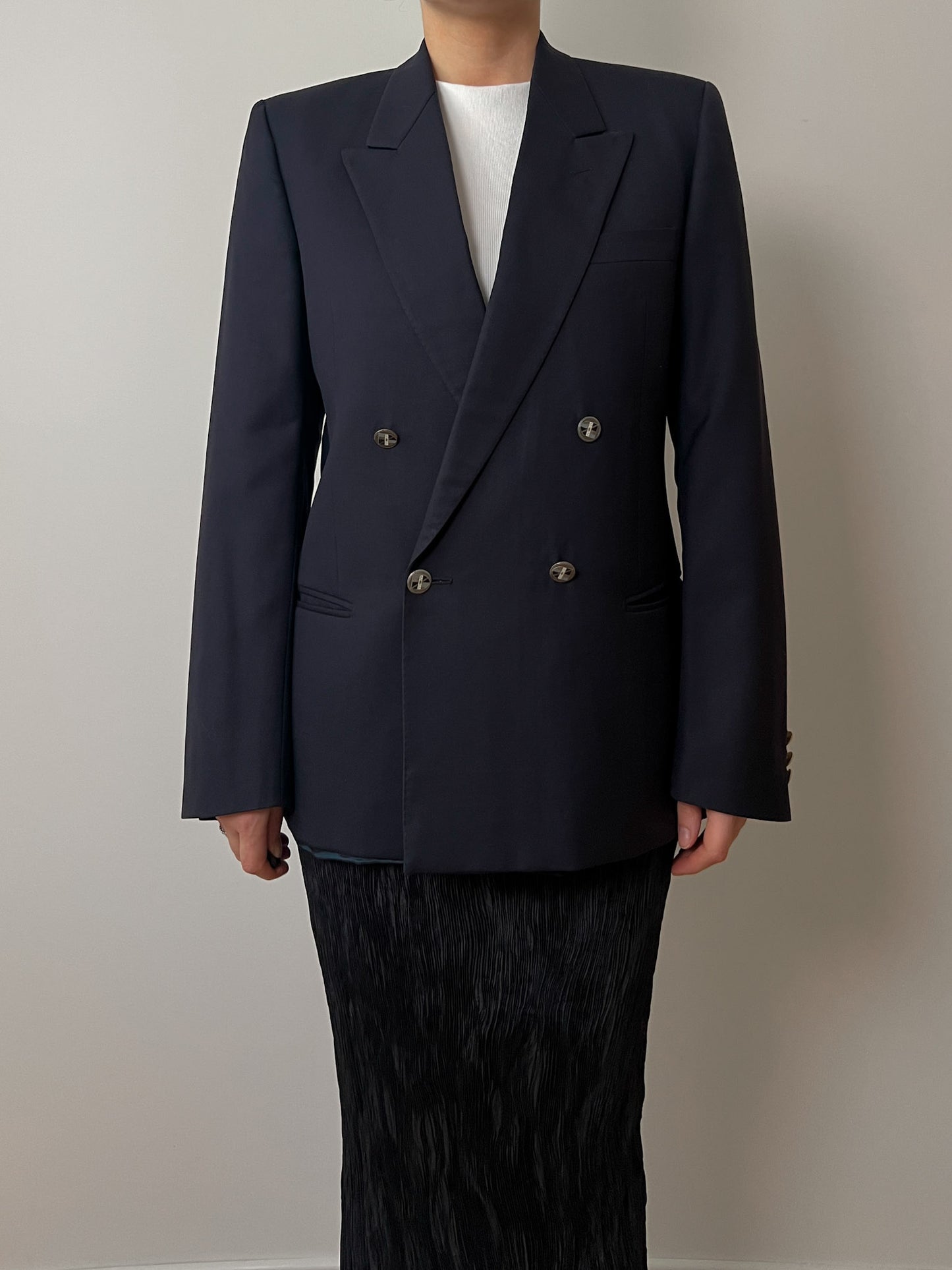 Pure virgin wool blue blazer