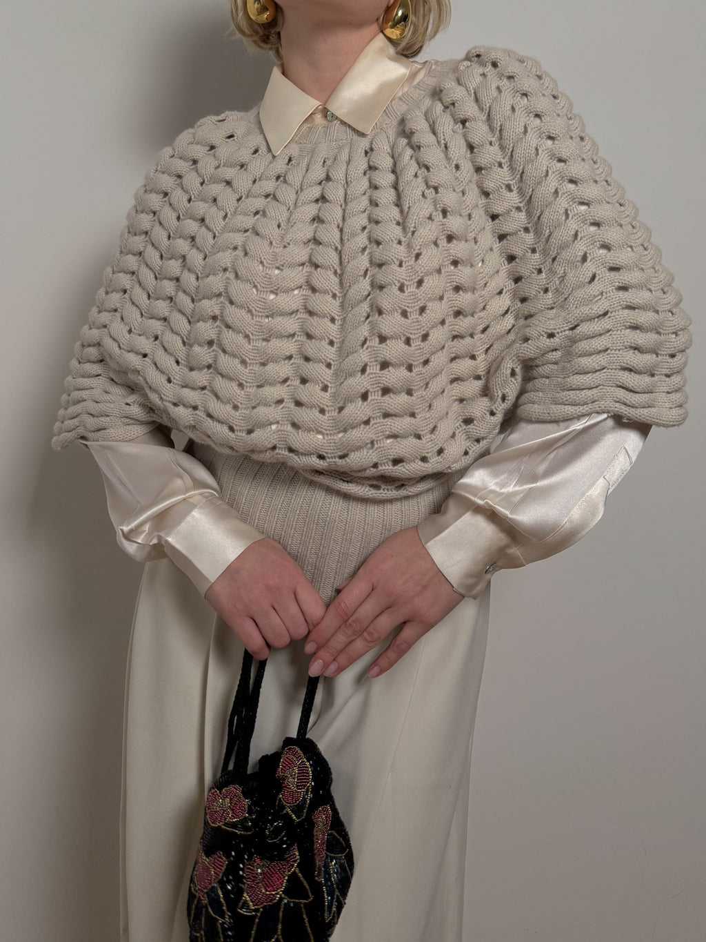 Pure wool sand pull